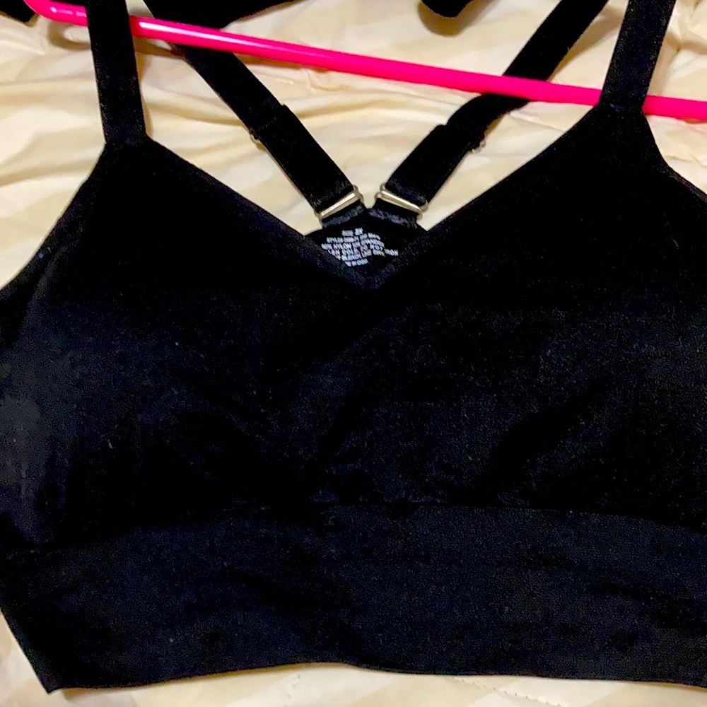Black Athletic Bra 2X